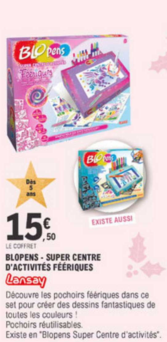 blopens super centre d'activités féériques lansay