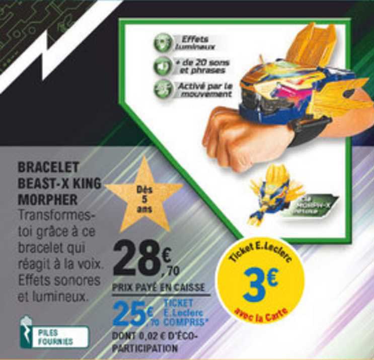 bracelet beast x king morpher