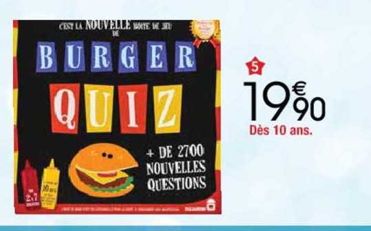 Burger Quiz