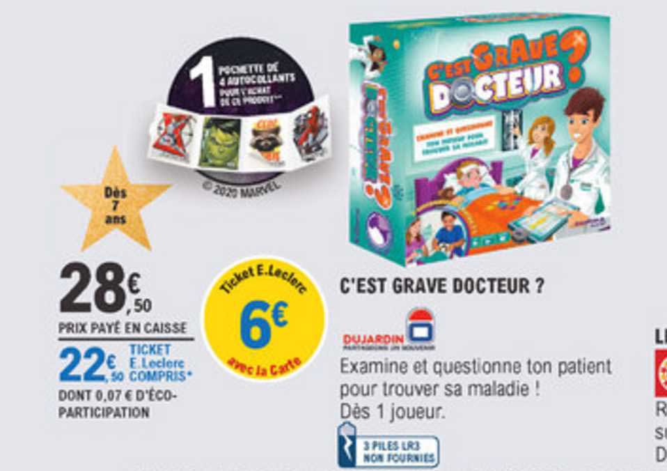c'est grave docteur ? dujardin