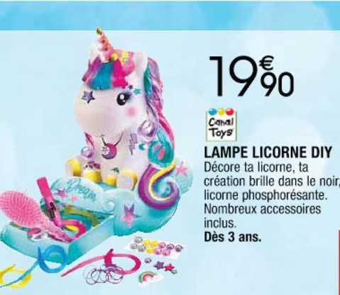 canal toys lampe licorne diy