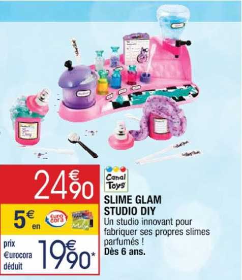 canal toys slime glam studio diy