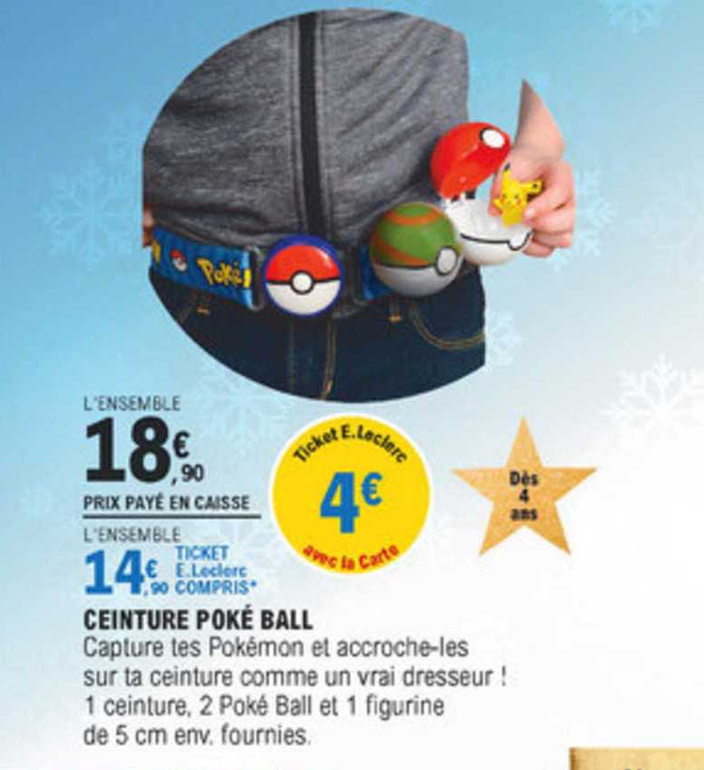 ceinture poké ball