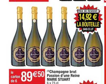 Champagne Brut Passion D'une Reine Marie Stuart