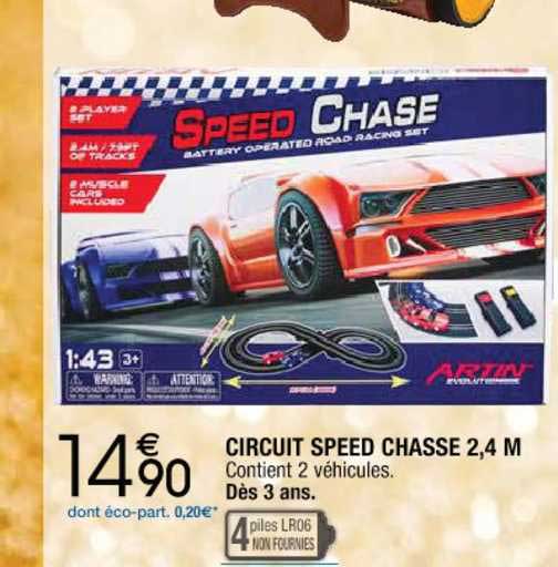 circuit speed chasse 2.4 m