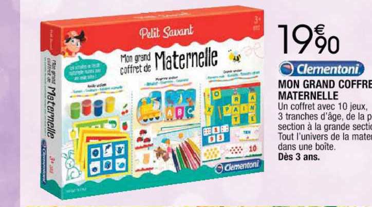clementoni mon grand coffre maternelle