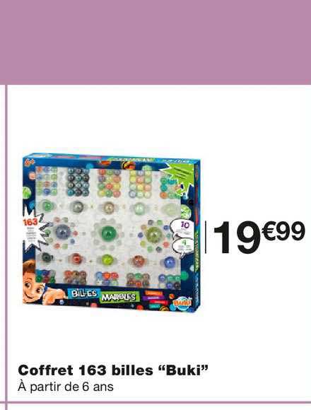 coffret 163 billes buki