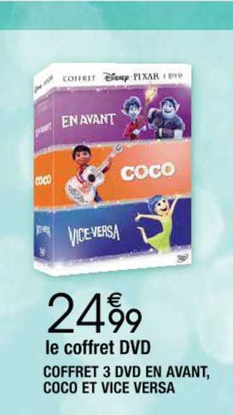 coffret 3 dvd en avant, choco et vice versa