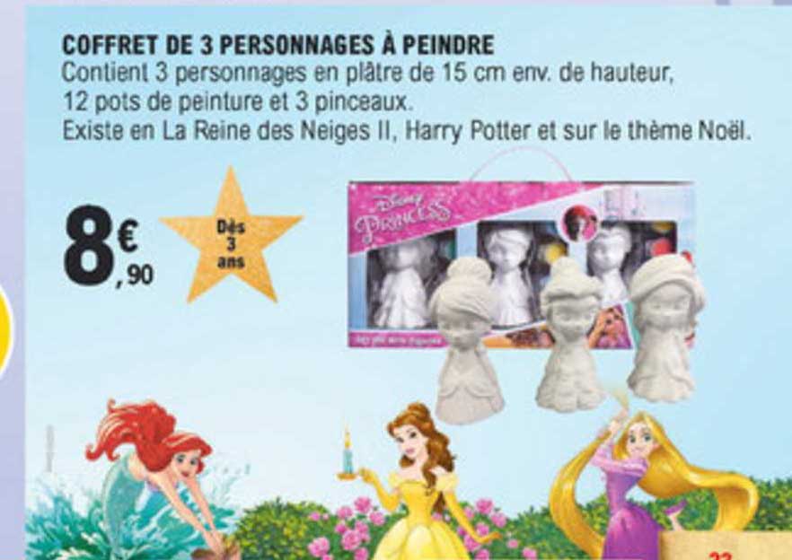 coffret de 3 personnage à peindre