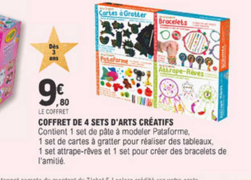 Coffret De 4 Set D'arts Créatifs