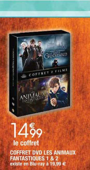 coffret dvd les animaux fantastiques 1 & 2