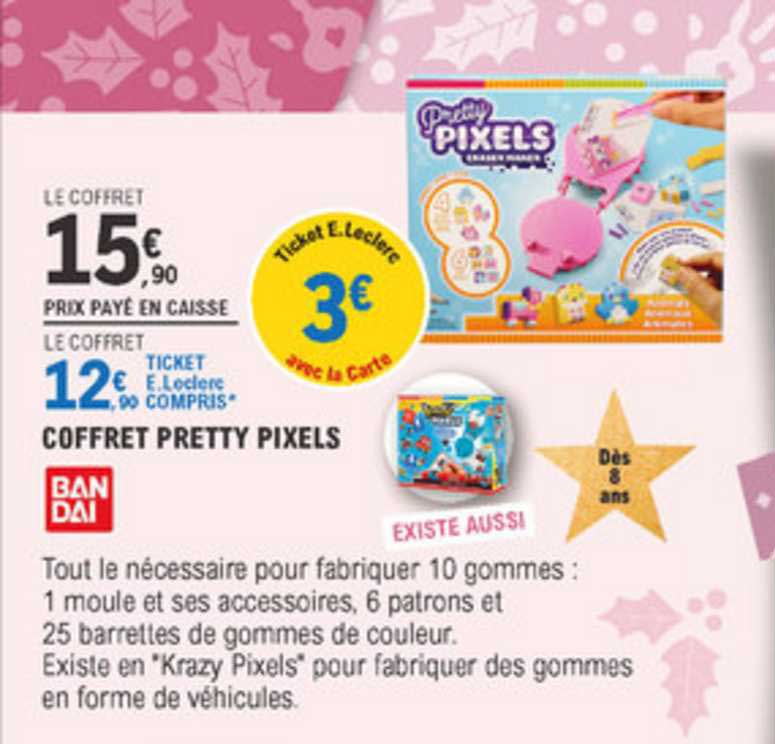 coffret pretty pixels ban dai