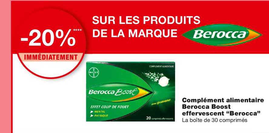 complément alimentaire berocca boost afferscent berocca