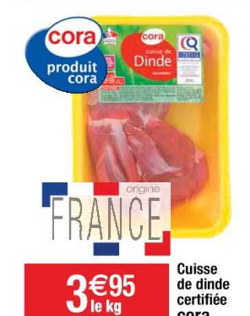 Cuisse De Dinde Certifiée