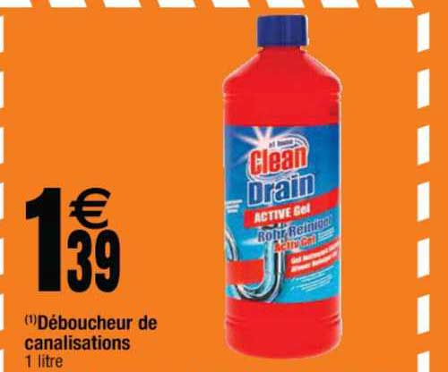 déboucheur de canalisations clean drain