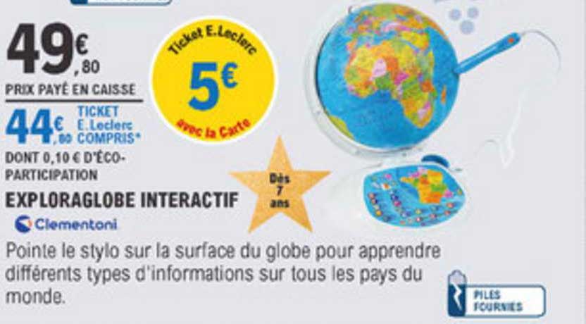 Exploraglobe Interactif Clementoni