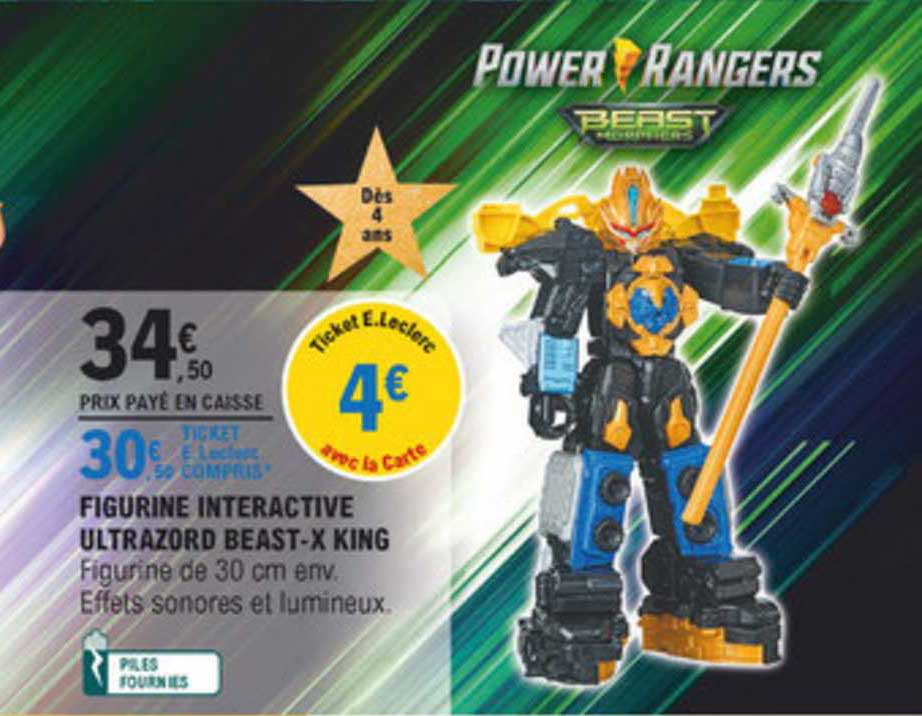 figurine interactive ultrazord beast x king power rangers