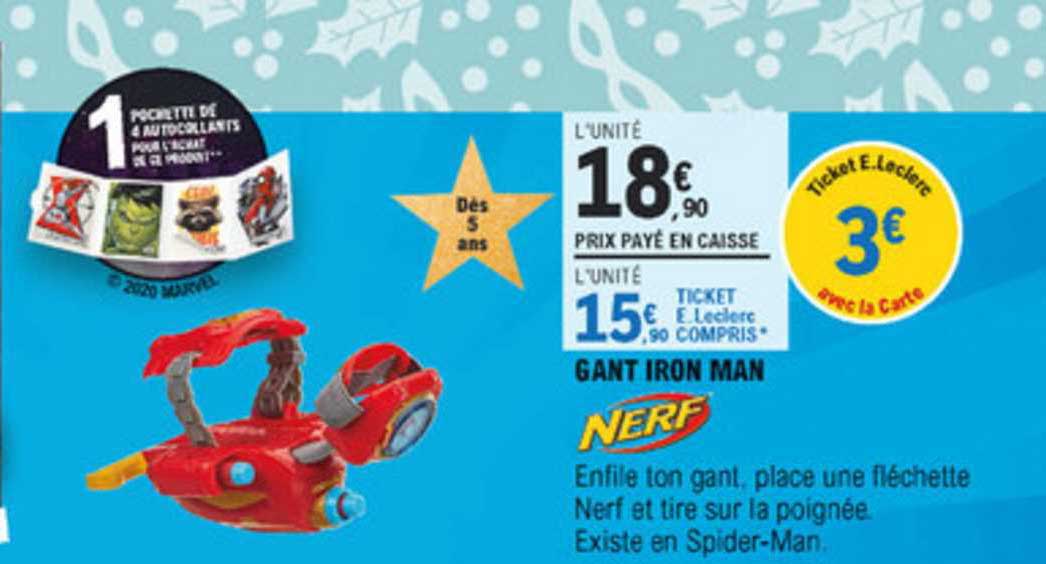 gant iron man nerf