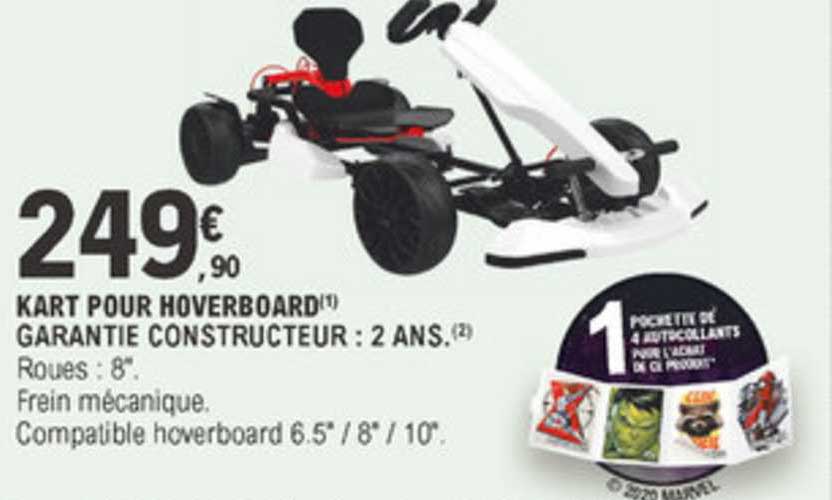 kart pour hoverboard garantie constructeur