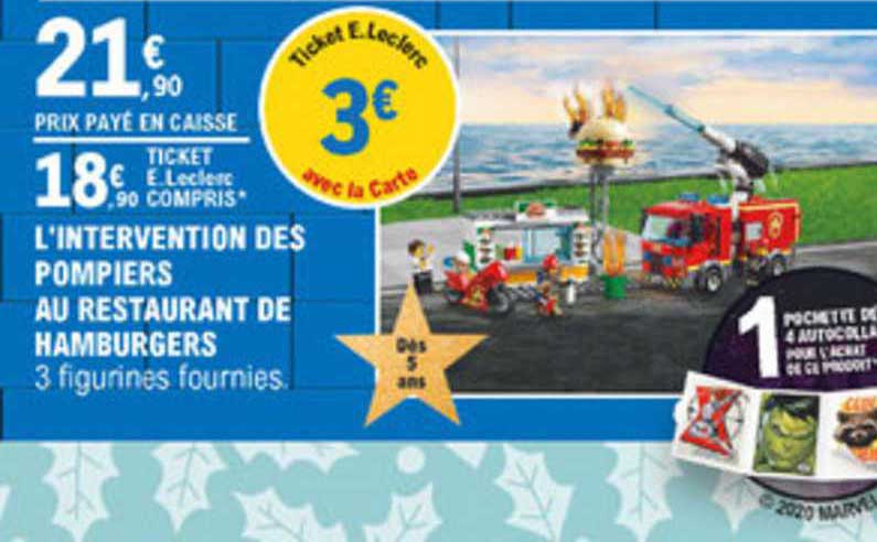 l'intervention des pompiers au restaurant de hamburgers