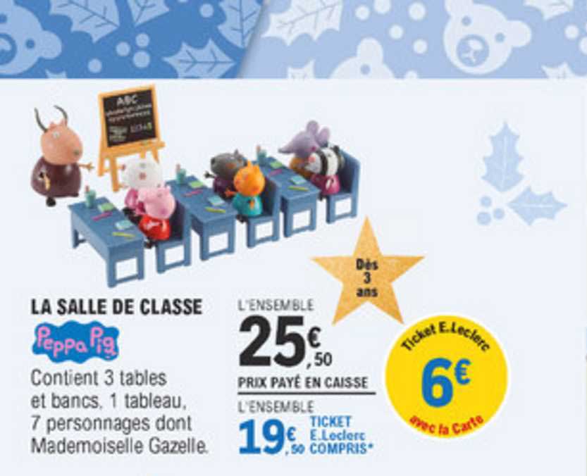 la salle de classe peppa pig