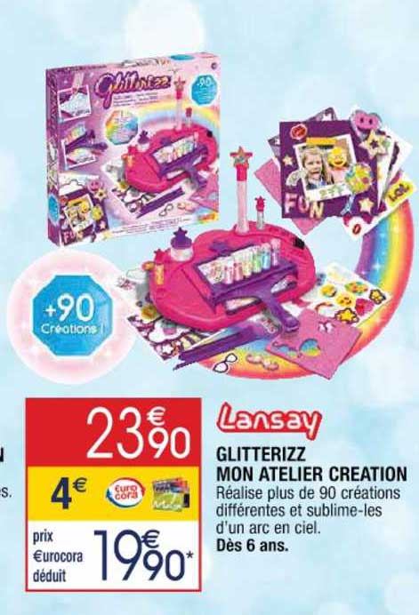 lansay glitterizz mon atelier creation
