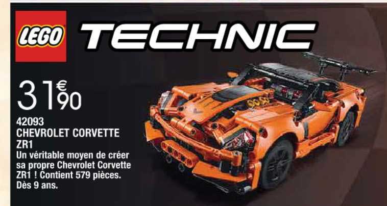 lego technic 42093 chevrolet corvette zr1