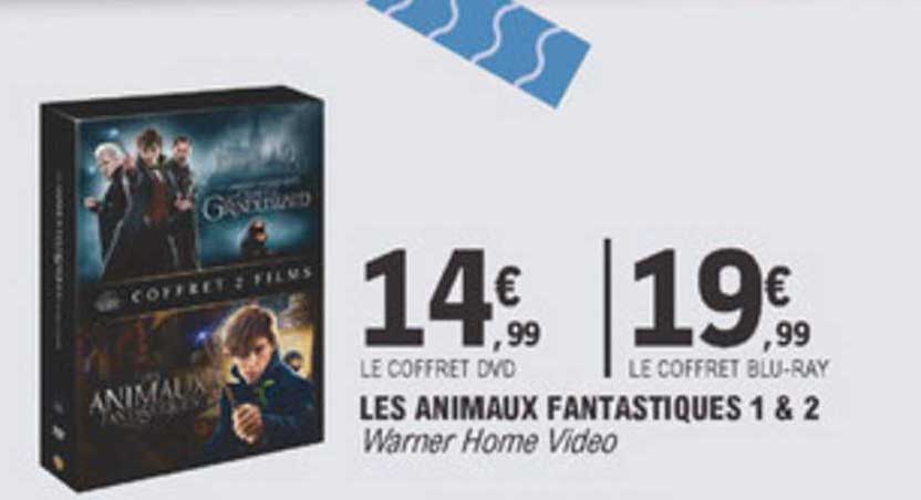 les animaux fantastiques 1 & 2 warner home video