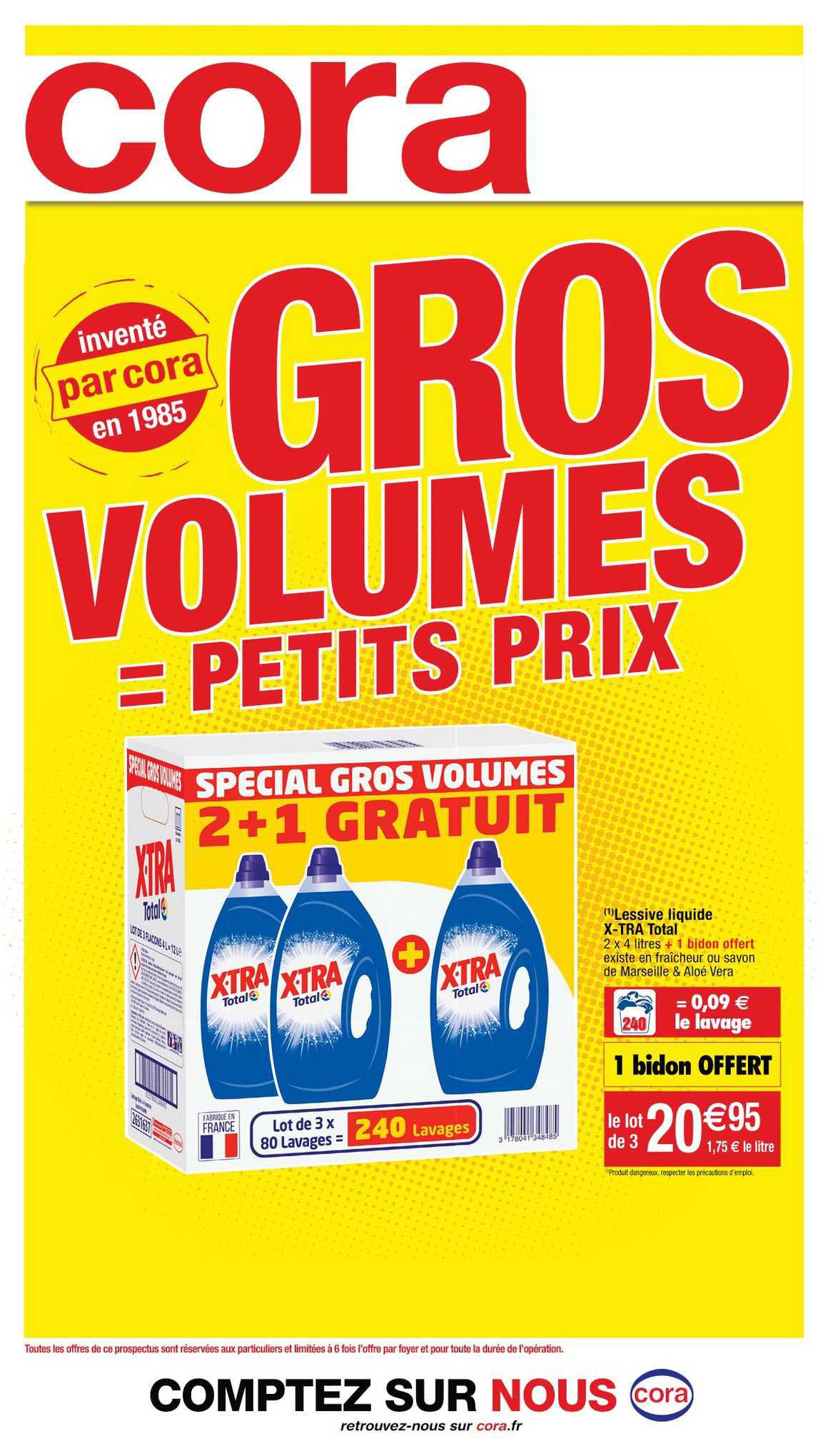 lessive liquide x tra total