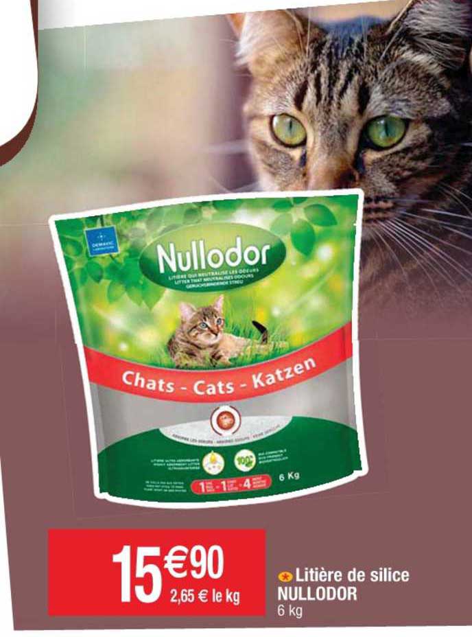 Litière De Silice Nullodor