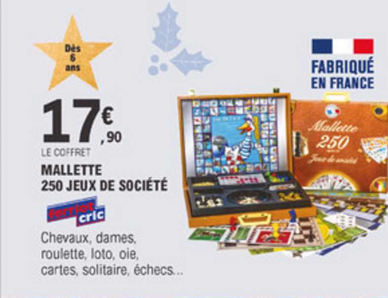 mallette 250 jeux de société ferriot cric