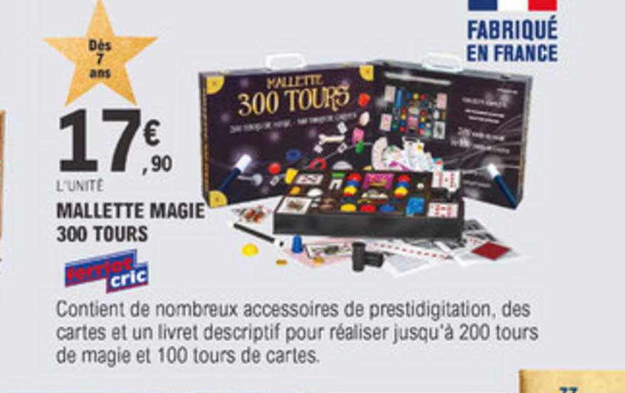 mallette magie 300 tours ferriot cric