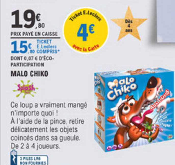 malo chiko splash