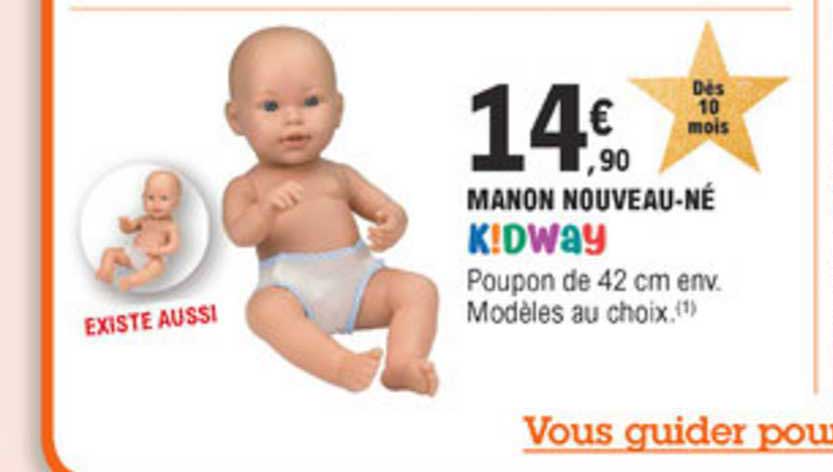 manon nouveau né kidway