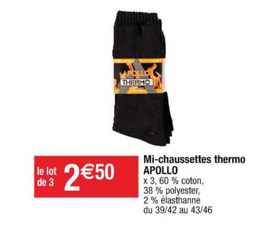 mi chaussettes thermo apollo