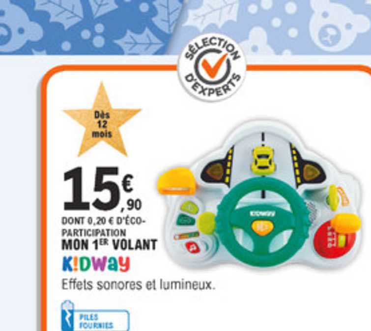 mon 1er volant kidway