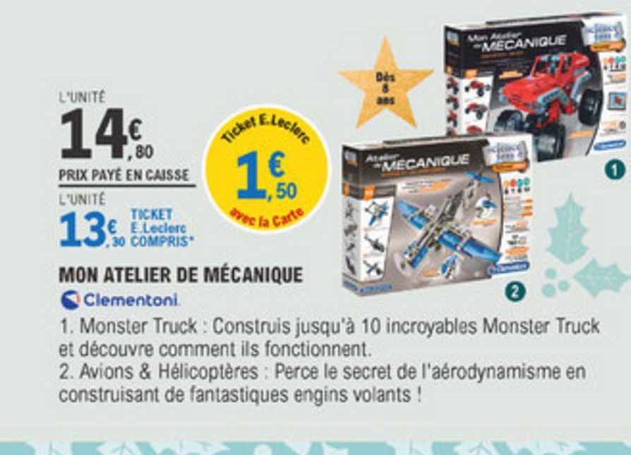 mon atelier de mécanique clementoni