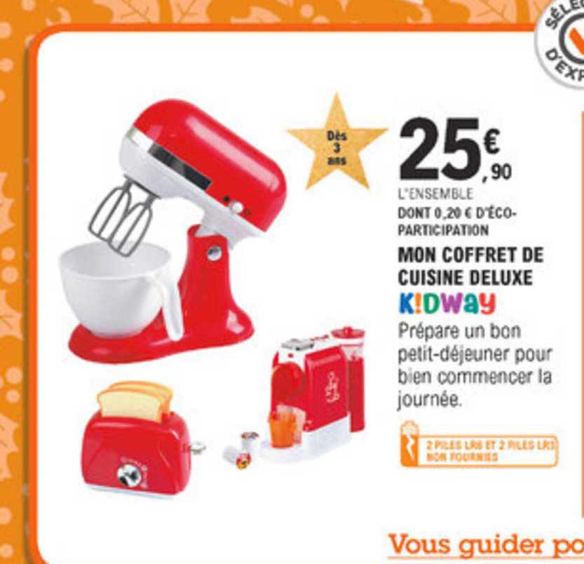 mon coffret de cuisine deluxe kidway