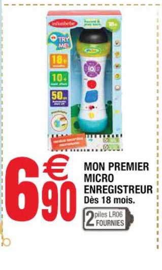 mon premier micro enregistreur