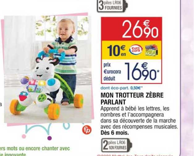 Mon Trotteur Zèbre Parlant