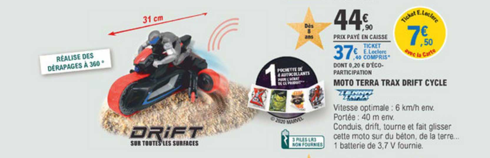 moto terra trax drift cycle