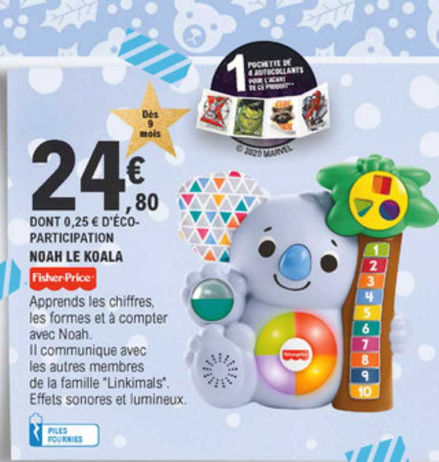 noah le koala fisher price