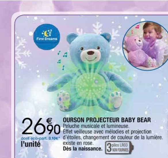 ourson projecteur baby bear