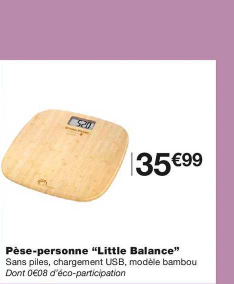 pèse personnes little balance