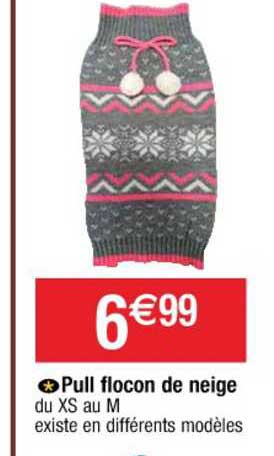 pull flocon de neige