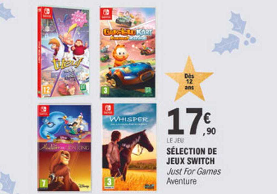 Sélection De Jeux Switch Just For Games