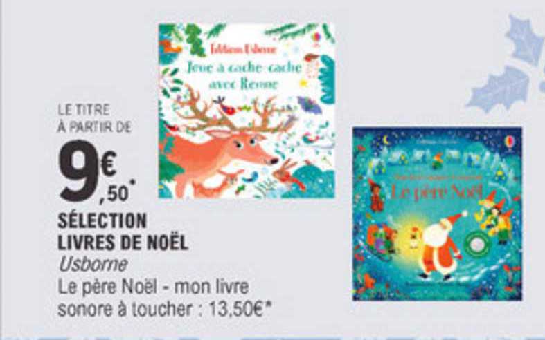 sélection livres de noël usborne