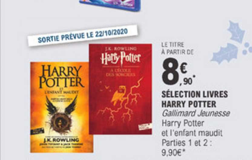 sélection livres harry potter gallimard jeunesse