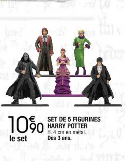 set de 5 figurines harry potter