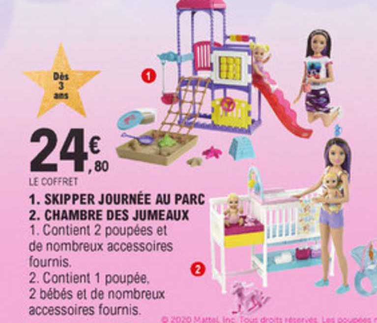 skipper journée au parc chambre des jumeaux